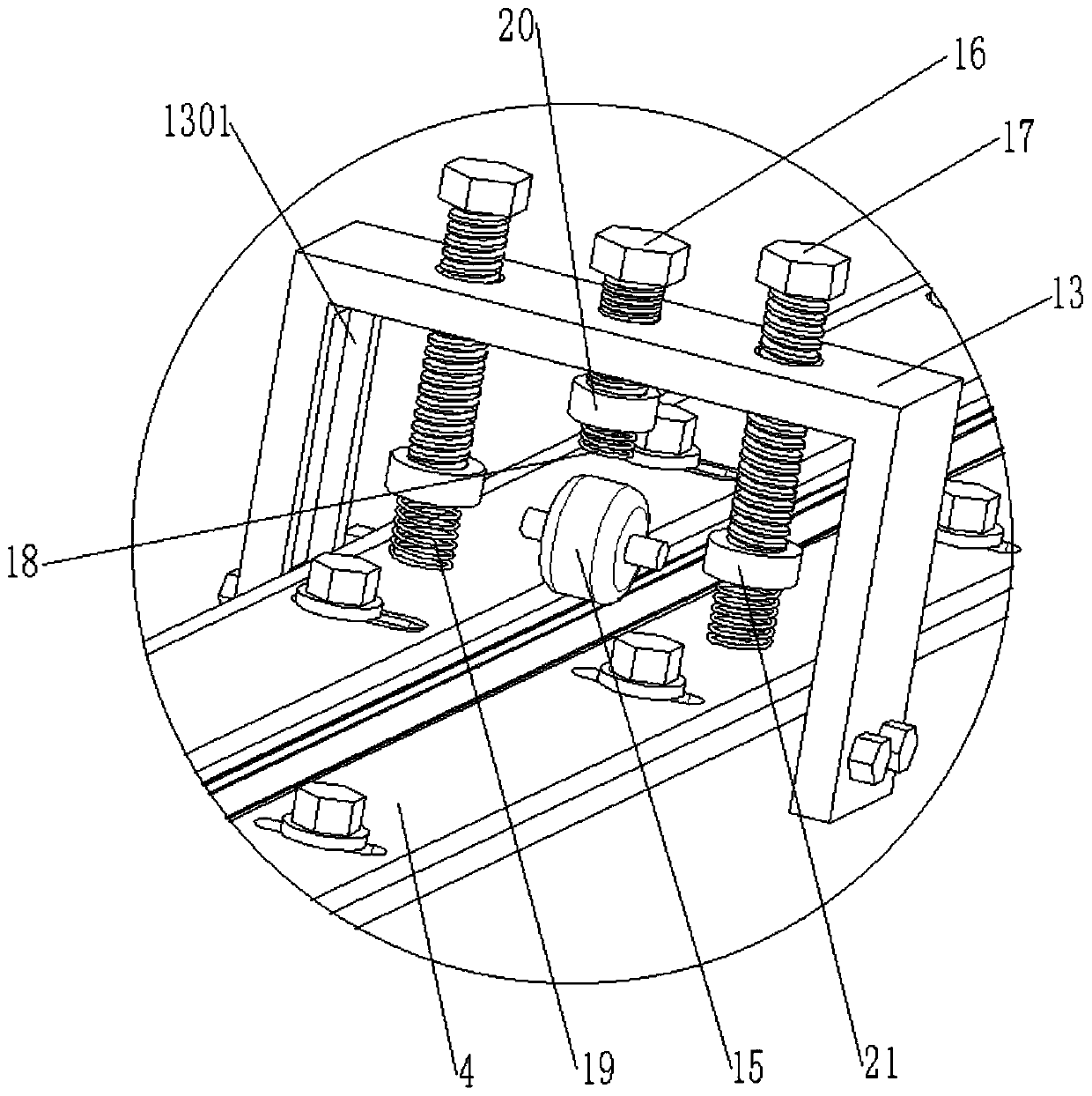 Uniform magnetizing plate for magnetic rubber strip