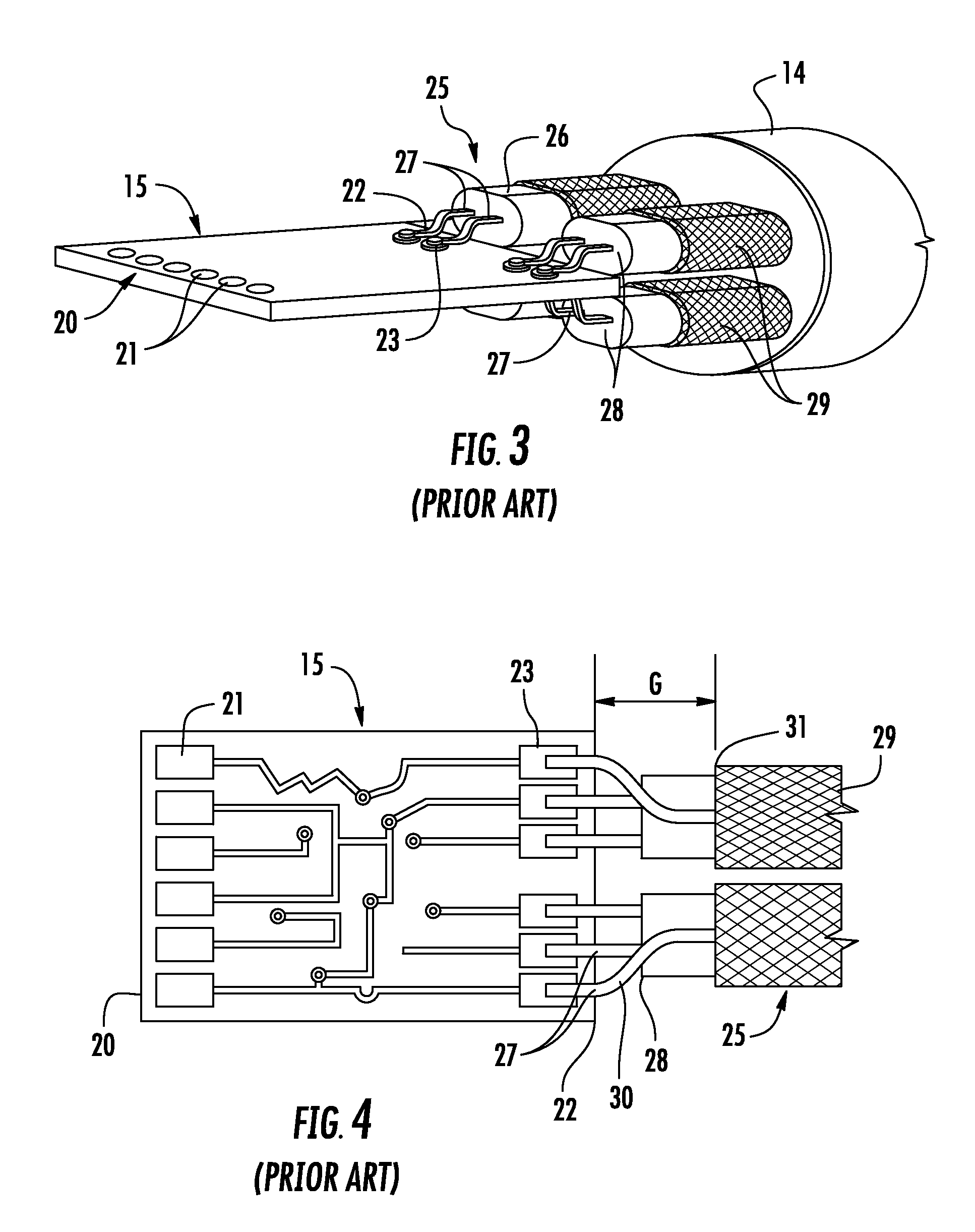 Ground shield for circuit board terminations