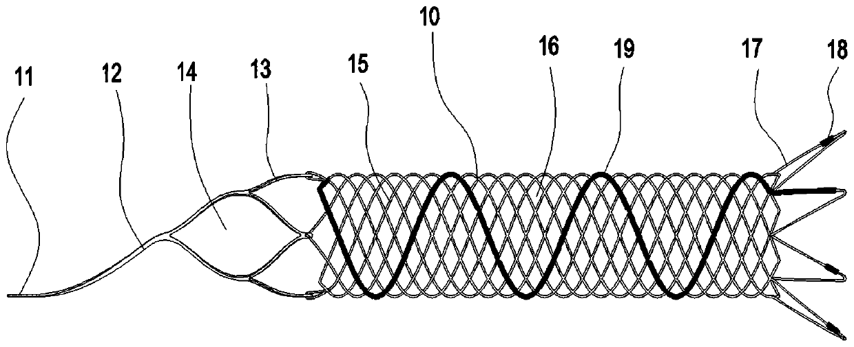 Knitting support capable of being completely recycled