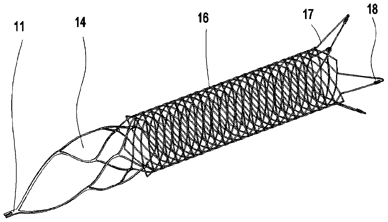 Knitting support capable of being completely recycled