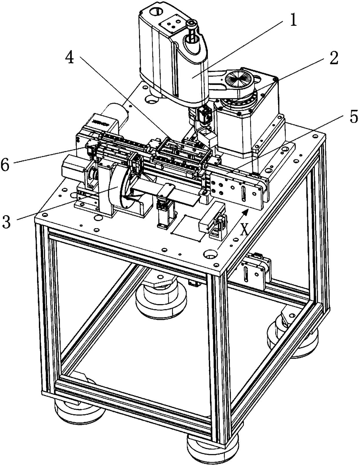 Flat gasket automatic assembly machine