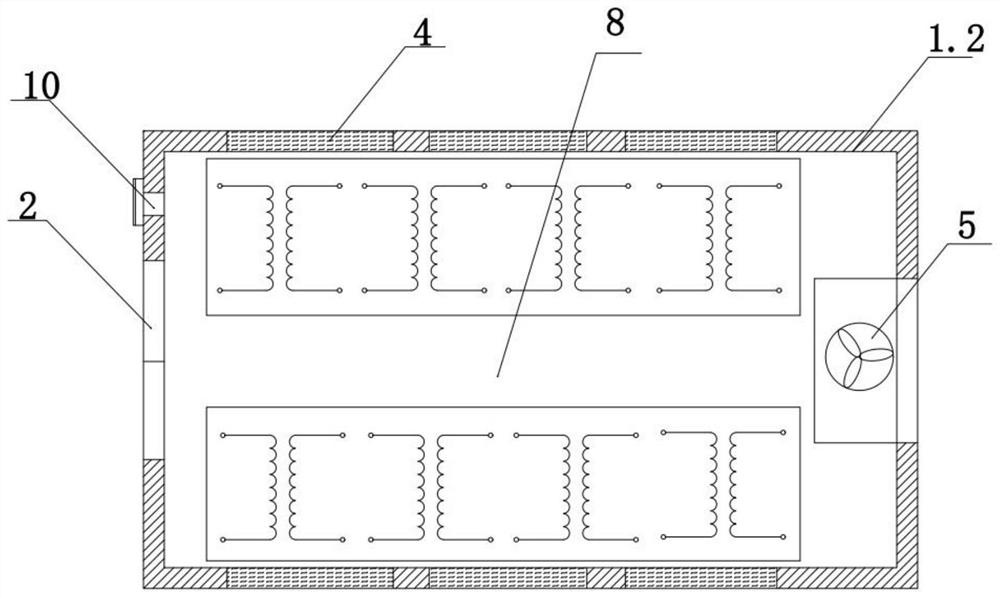 Moistureproof and fireproof high-voltage switch cabinet