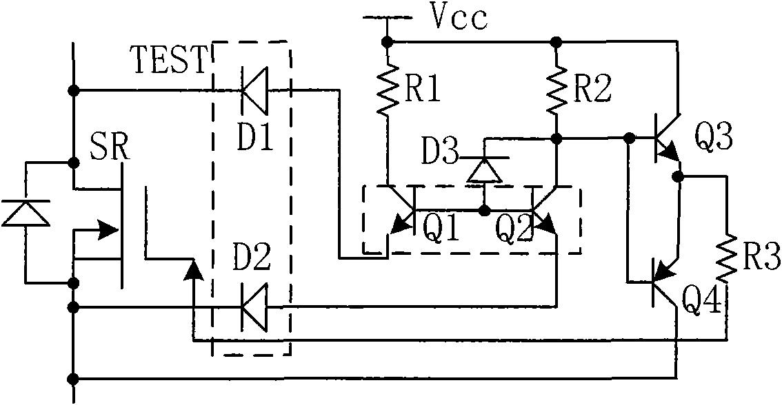 Driving device and driving method for synchronous rectifying tube