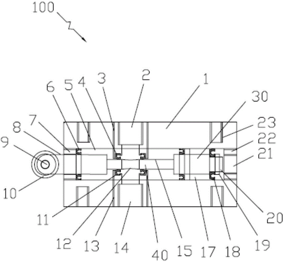 Novel high-pressure two-position two-way straight-through type mechanical pneumatic control valve