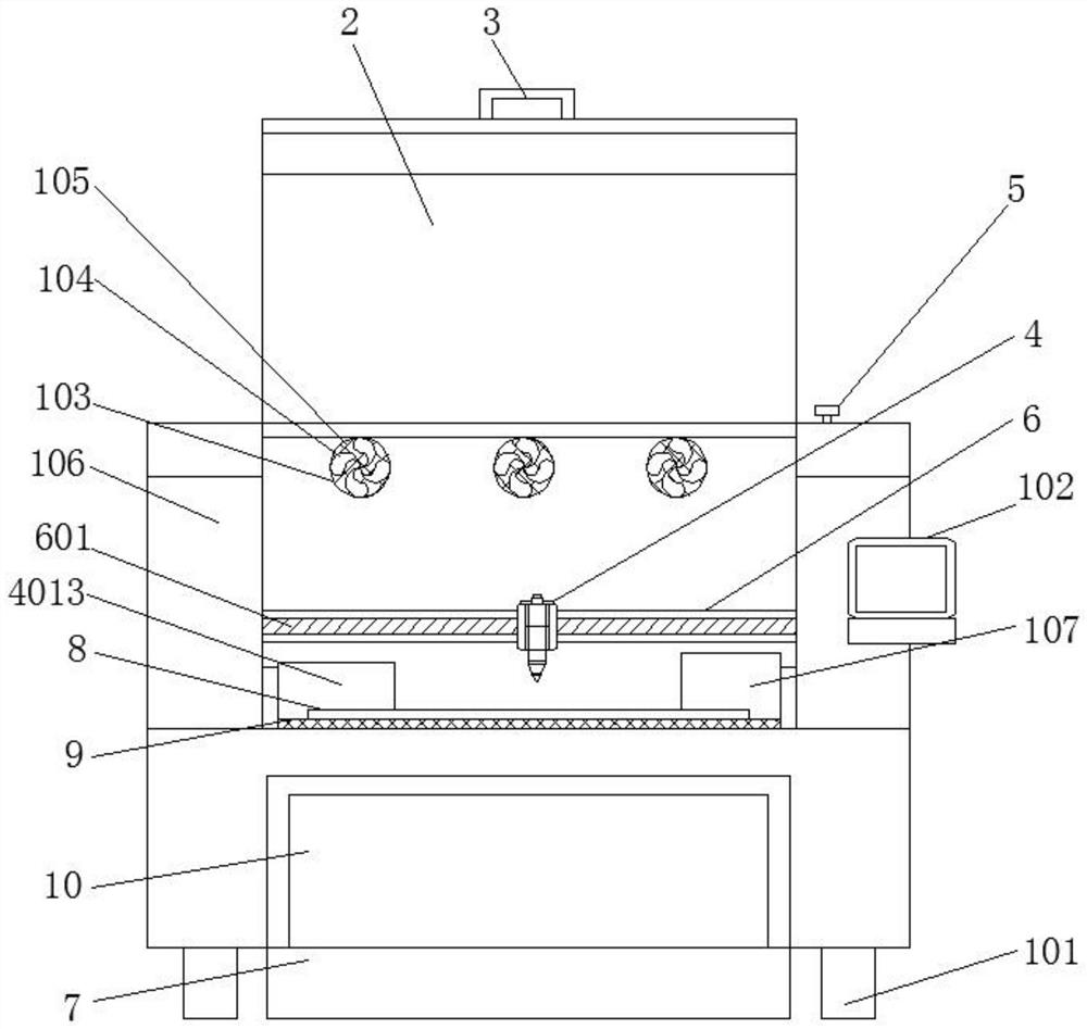 Laser cutting device