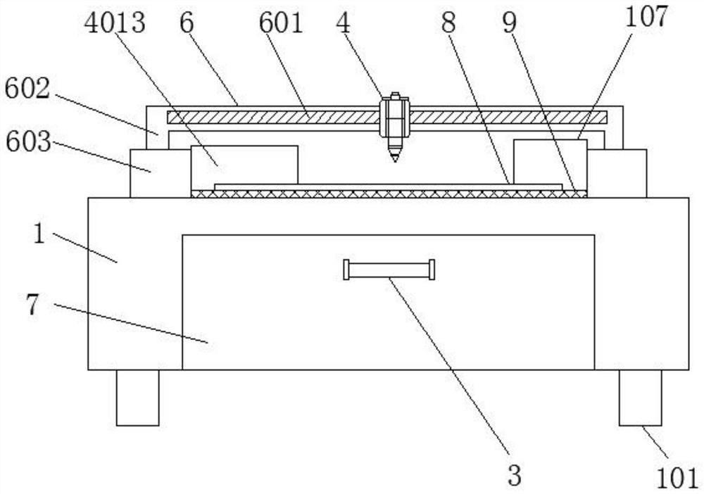 Laser cutting device