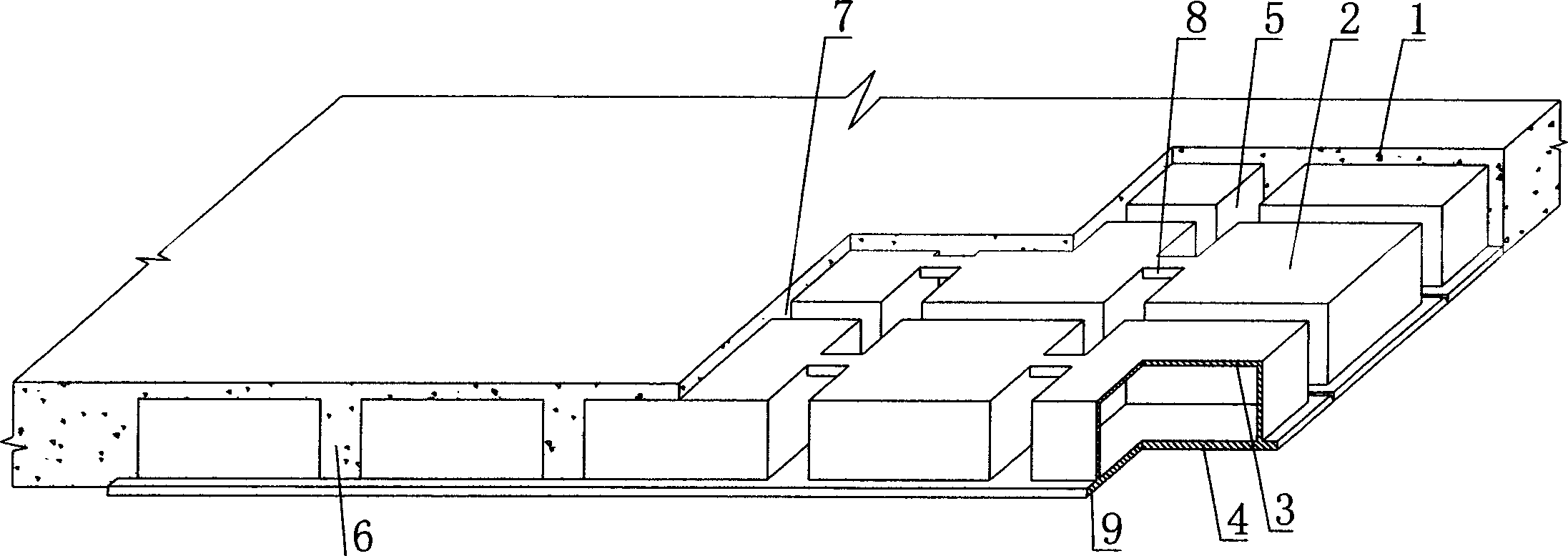 Reinforced concrete hollow slab