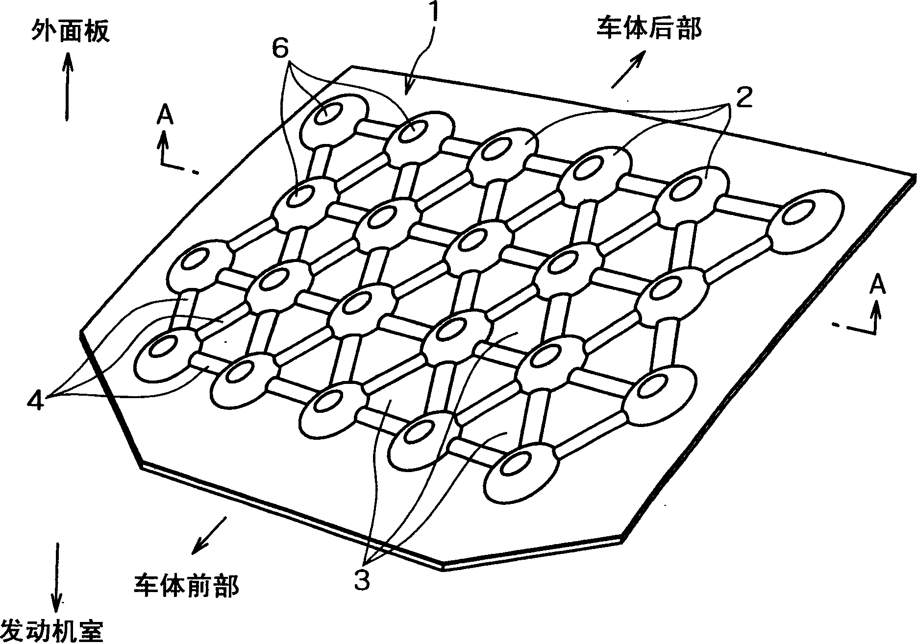 Vehicle engine hood