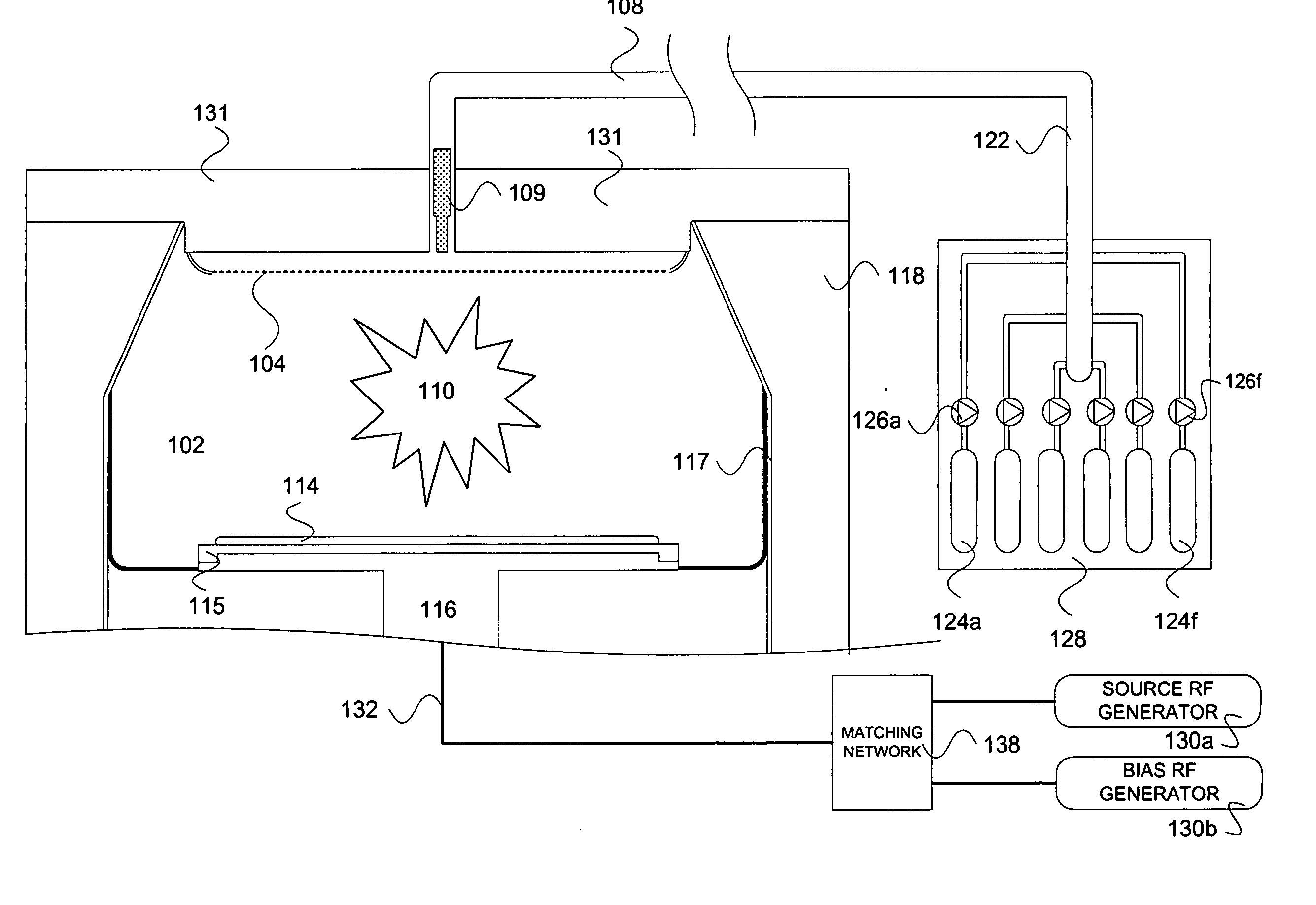 Methods and array for creating a mathematical model of a plasma processing system