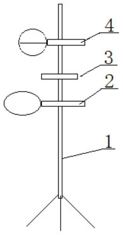 Household appliance comfort simulation natural wind test device and test method