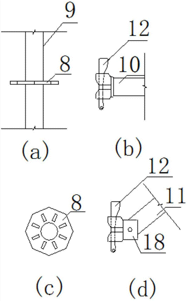 Novel city integrated utility tunnel movable formwork