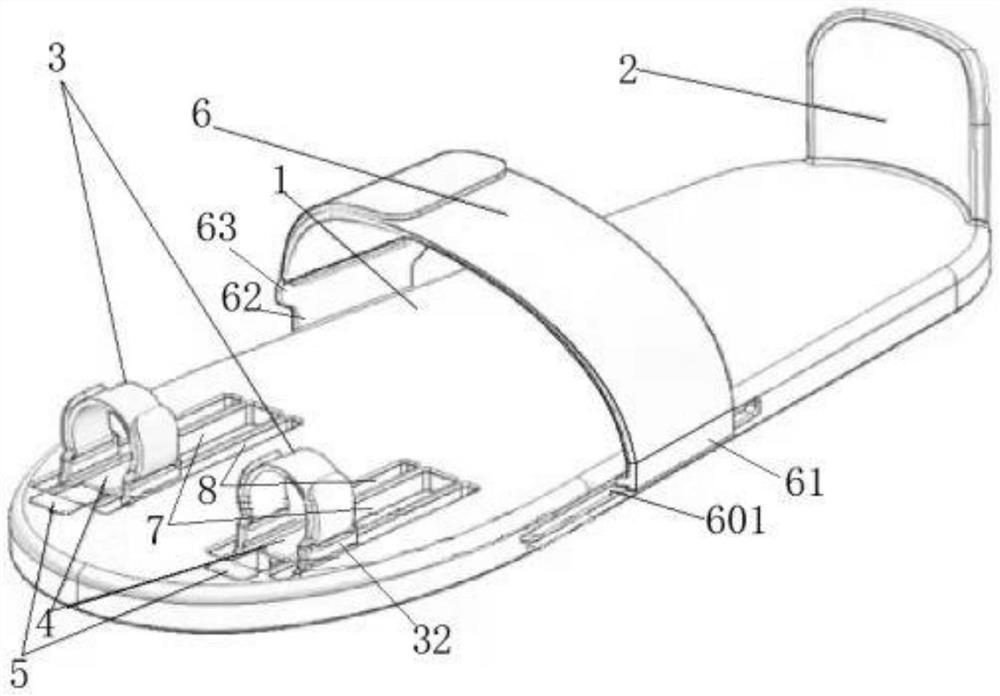 Measuring instrument for accurately measuring dorsal extension and plantar flexion muscle force of hallux