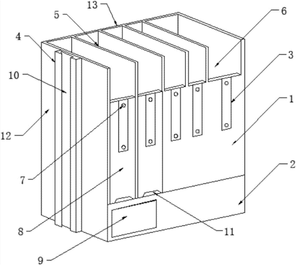 Paper document storage folder for digital film copyright protection