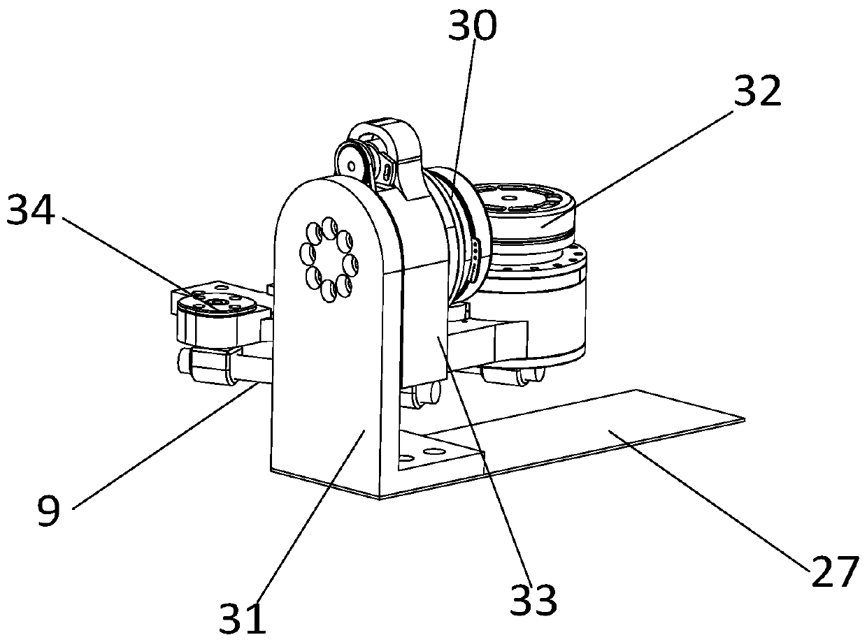 Eight-degree-of-freedom upper limb rehabilitation training arms and device