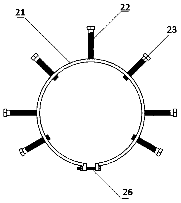 Small aero-engine multi-point rubbing fault simulation experiment device