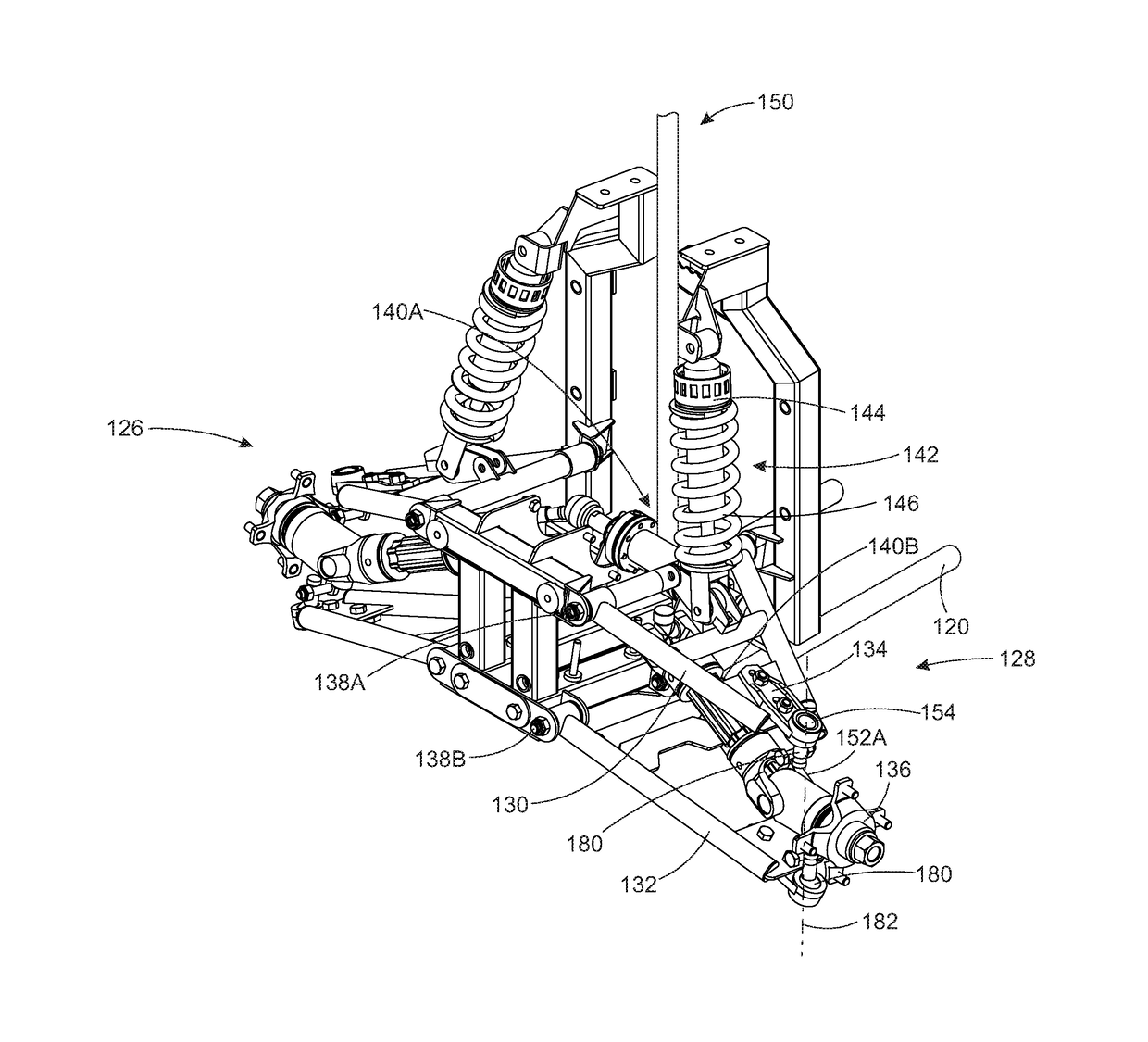 Tie rod connection pivot assembly