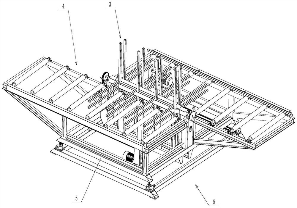 Double-sided processing wood sanding device