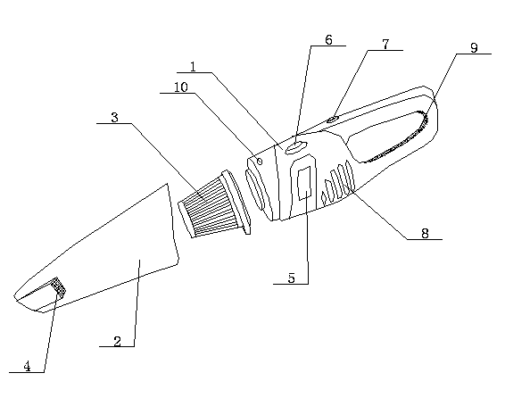 Novel handheld dust collector