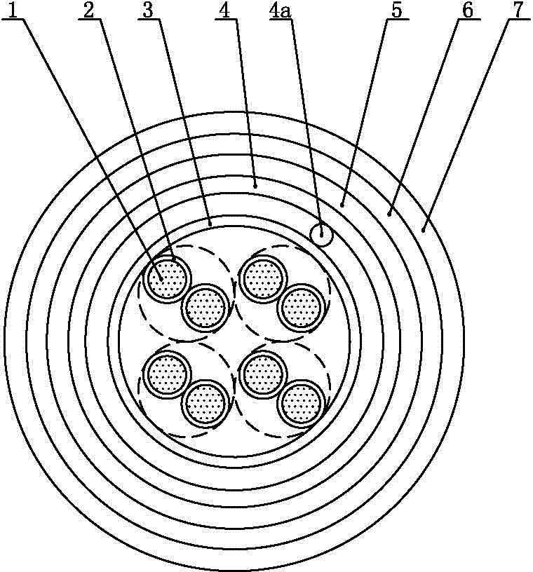 Hydrocarbon substance aging resisting instrument cable for petrochemical plant and manufacturing method thereof