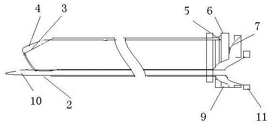 Safe combined spinal-epidural puncture needle