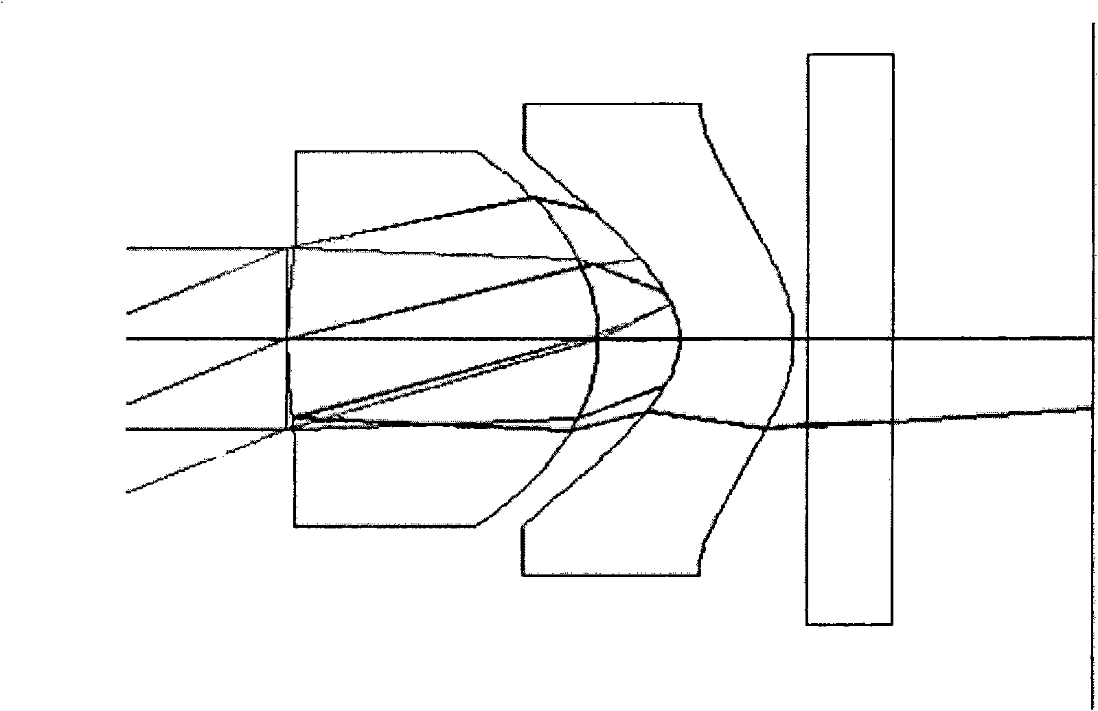 Lens, method for removing lens flare and die for manufacturing lens barrel