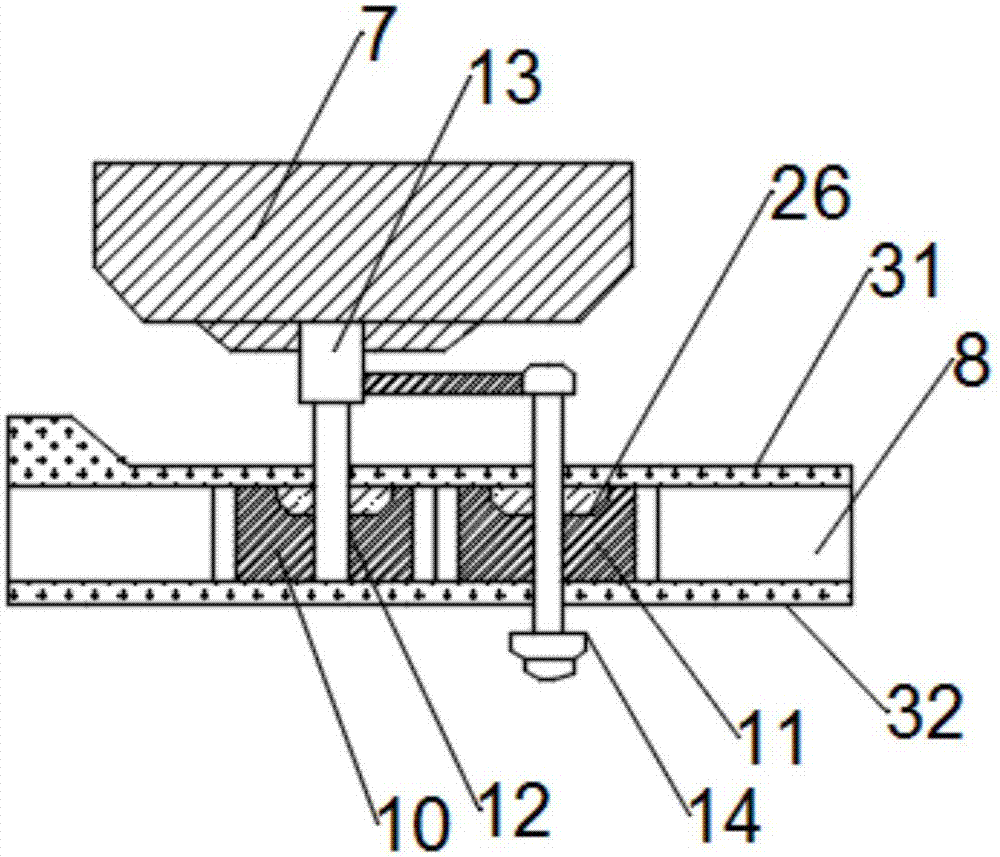 Efficient plywood gluing device