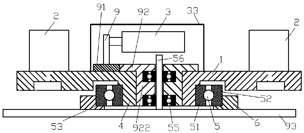 A rotating magnetic field device