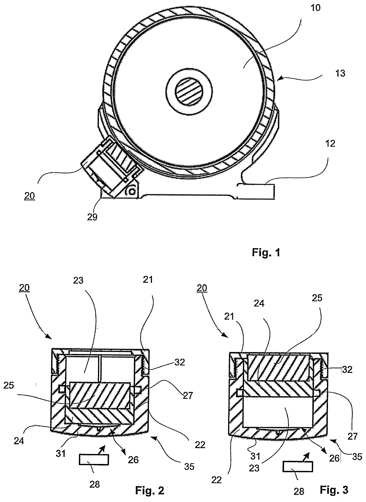 Brake of an Idler Roll of a Fiber Web Machine, in particular of a Slitter-winder