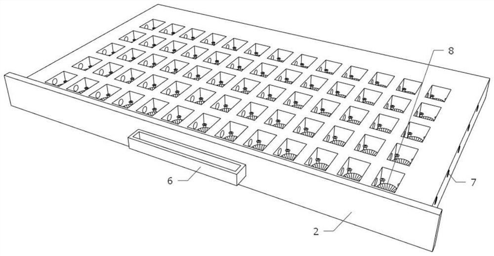 Mobile phone cover plate drying equipment and drying method