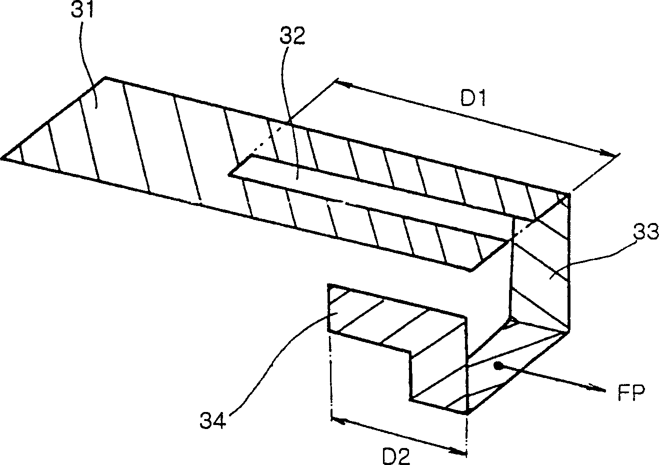 Wireless LAN antenna and wireless LAN card having said antenna