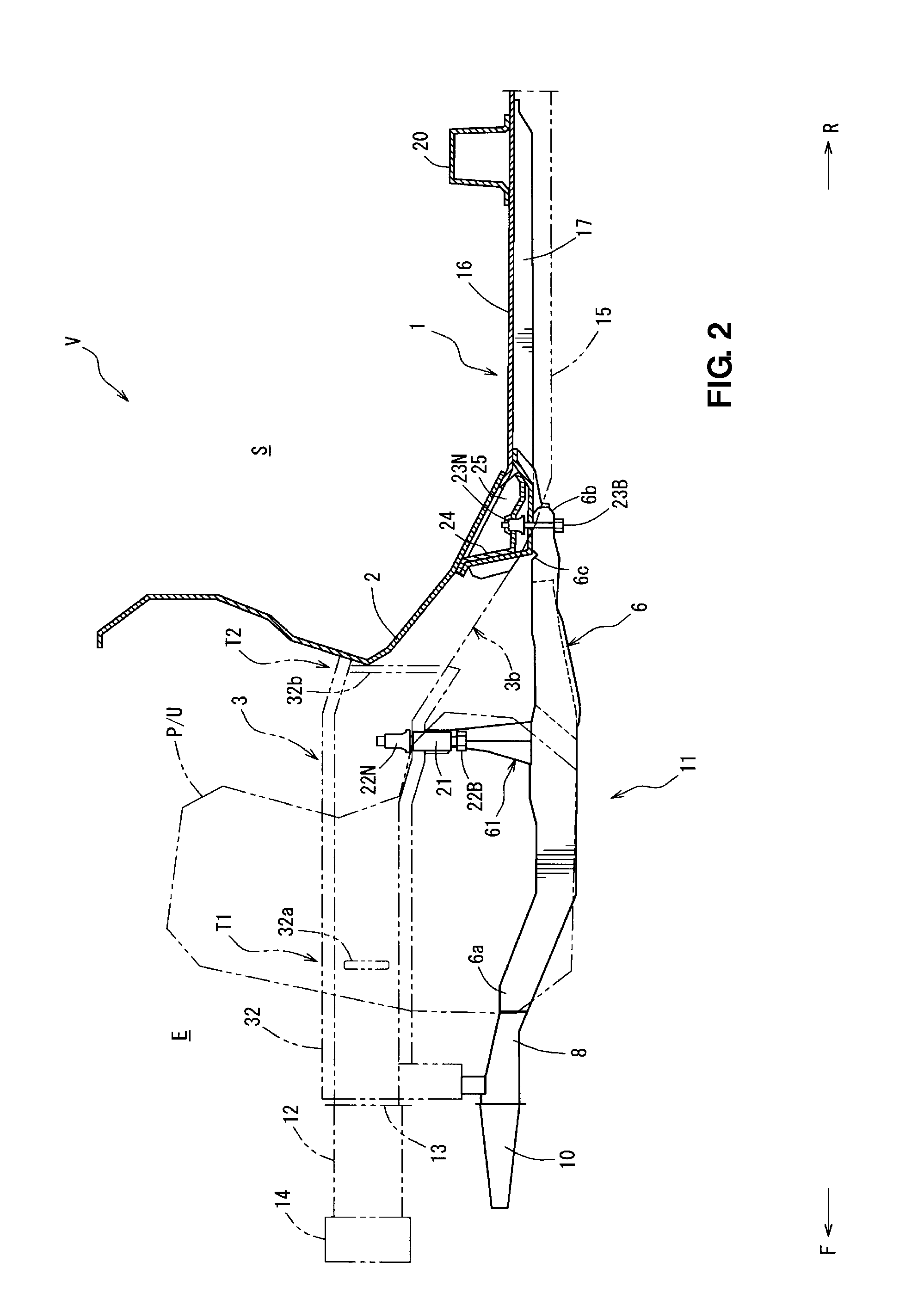 Lower structure of automotive vehicle