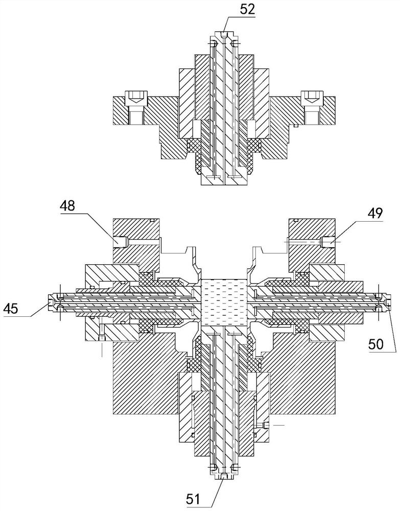 Hydrate porous medium synthesis device and permeability tensor test system and method thereof