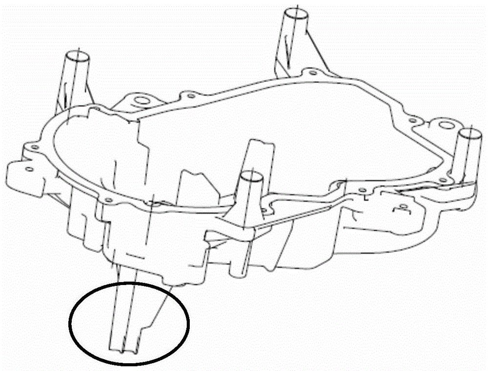 A mold structure of a motor socket on a die-cast automobile generator shell and its operation method