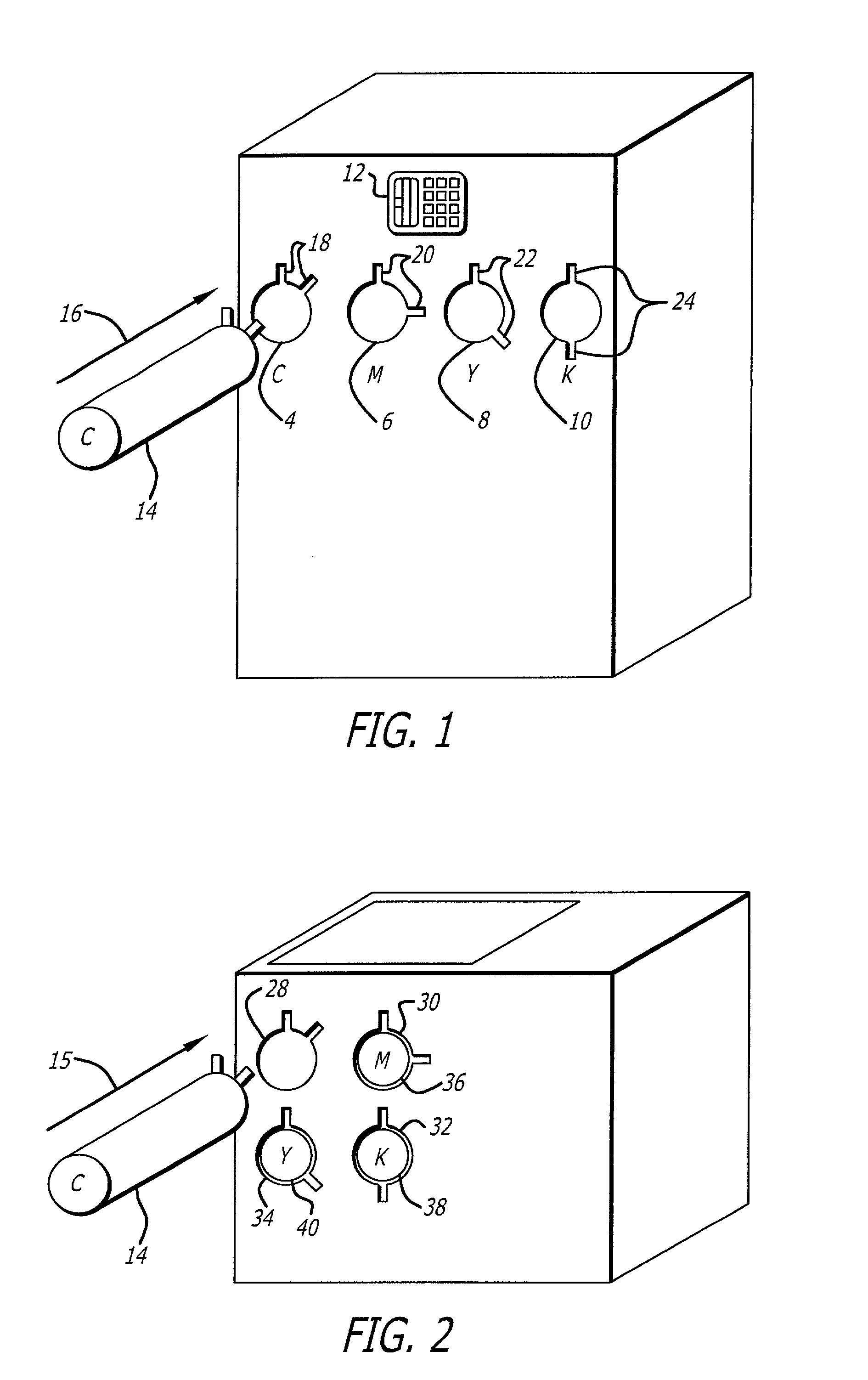 Printing cartridge pigment replenishment apparatus and method