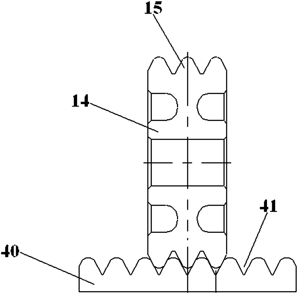 Anti-swing device and suspension train having same