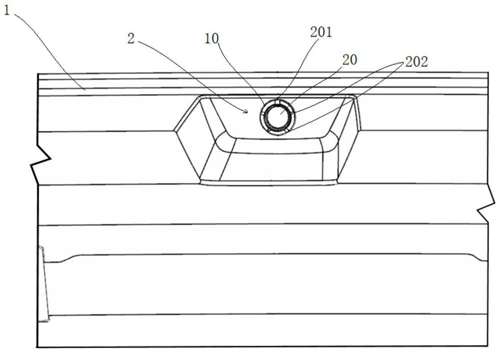 Automobile front air inlet grille structure and using method thereof