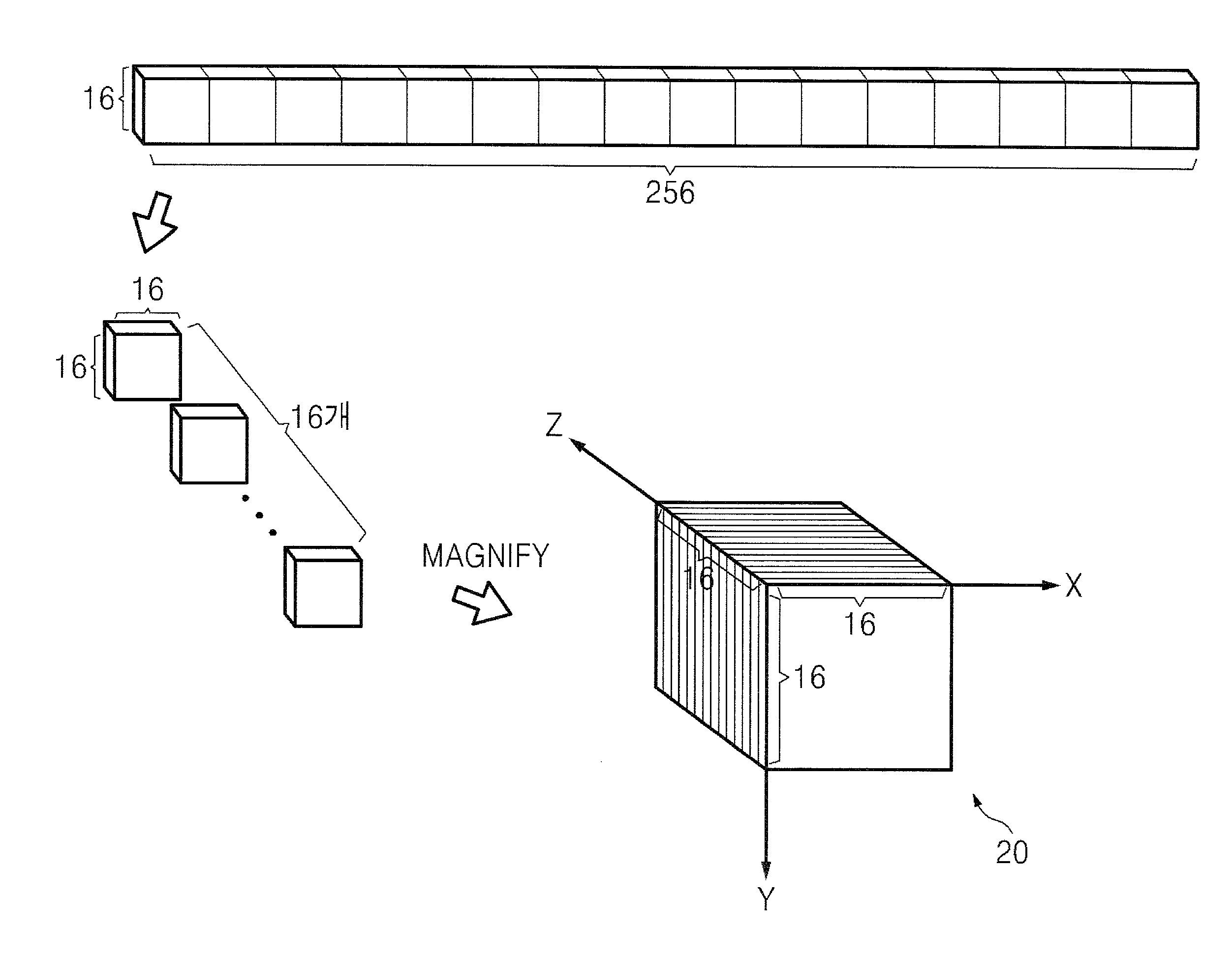 Buffer memory for rotating image, image capture device and display device including the same