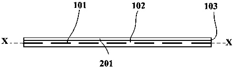 A flexible array eddy current probe and detection method for detecting conductive structure defects