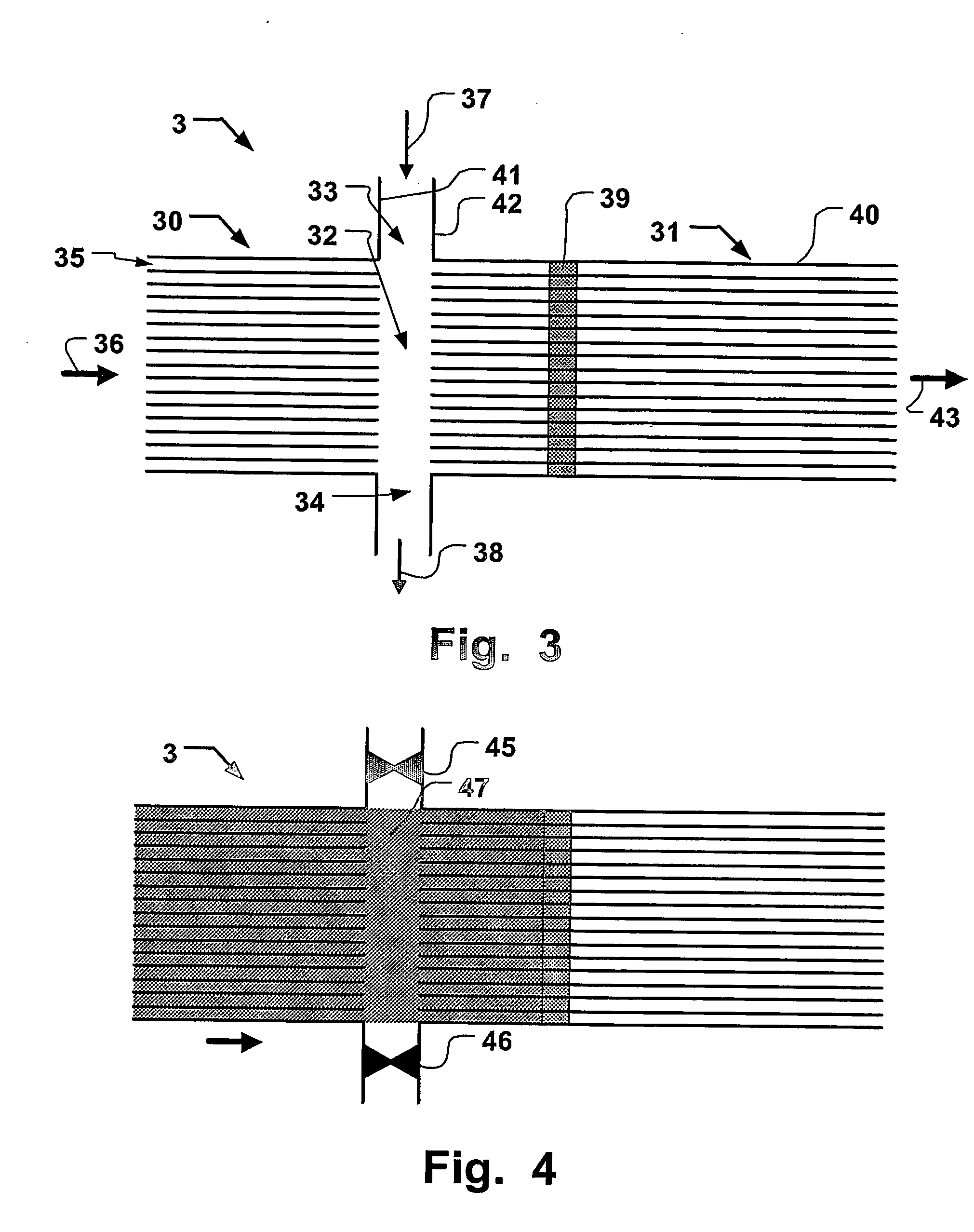 Fluid partitioning in multiple microchannels