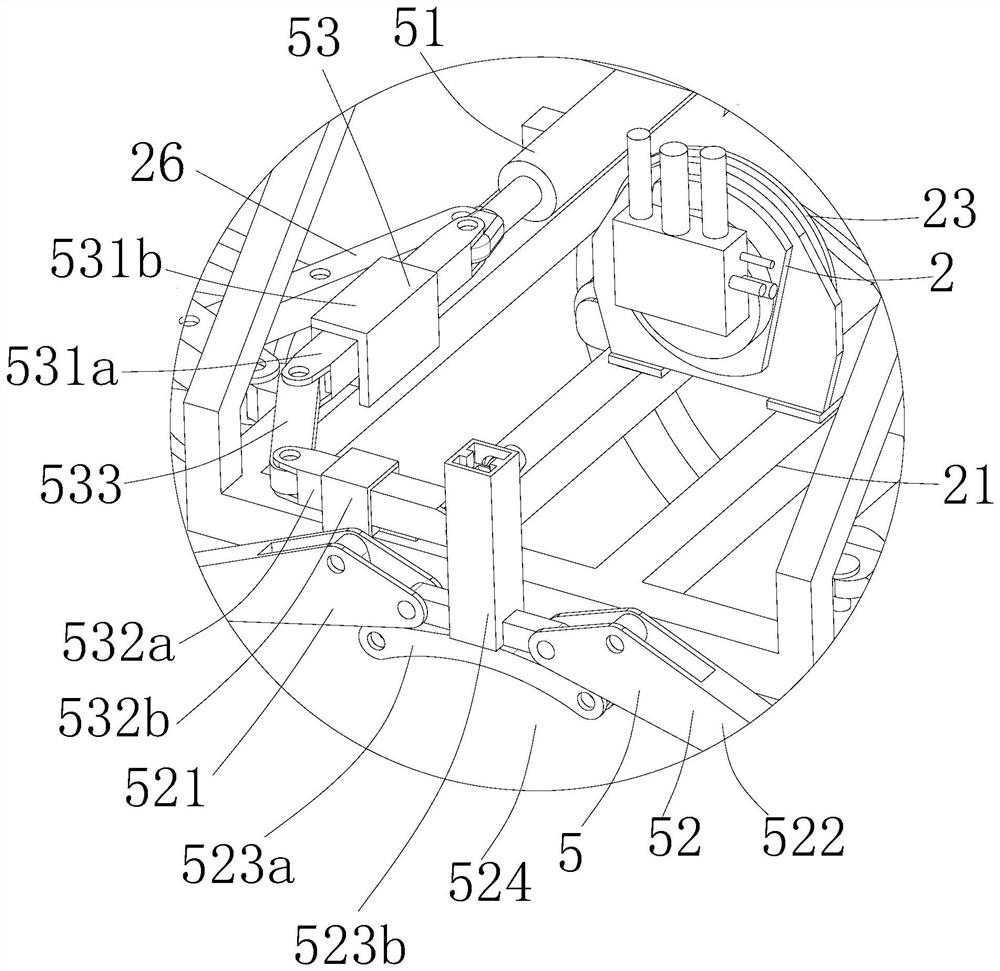 Submersible automatic laying and recovery device