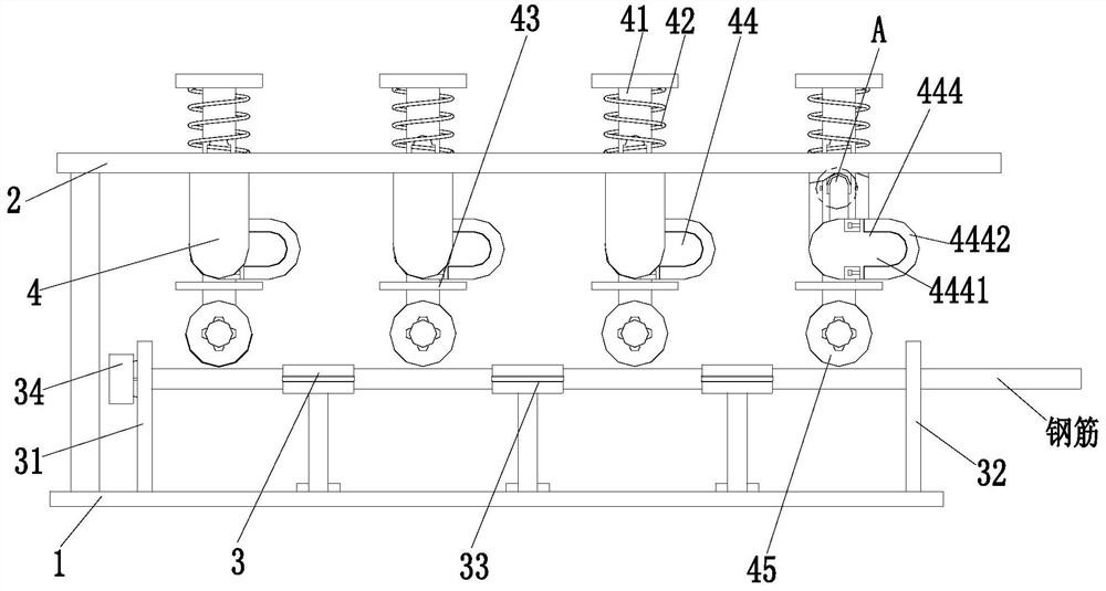 A kind of fabrication equipment and fabrication method of prefabricated building reinforced truss structure