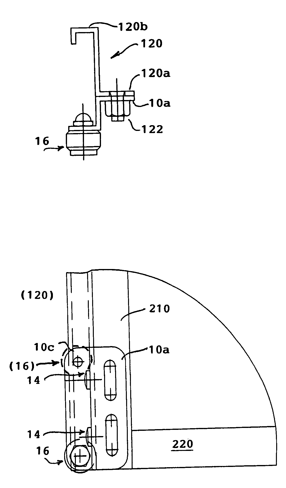 Drawer stop device with dual-side mountable roller