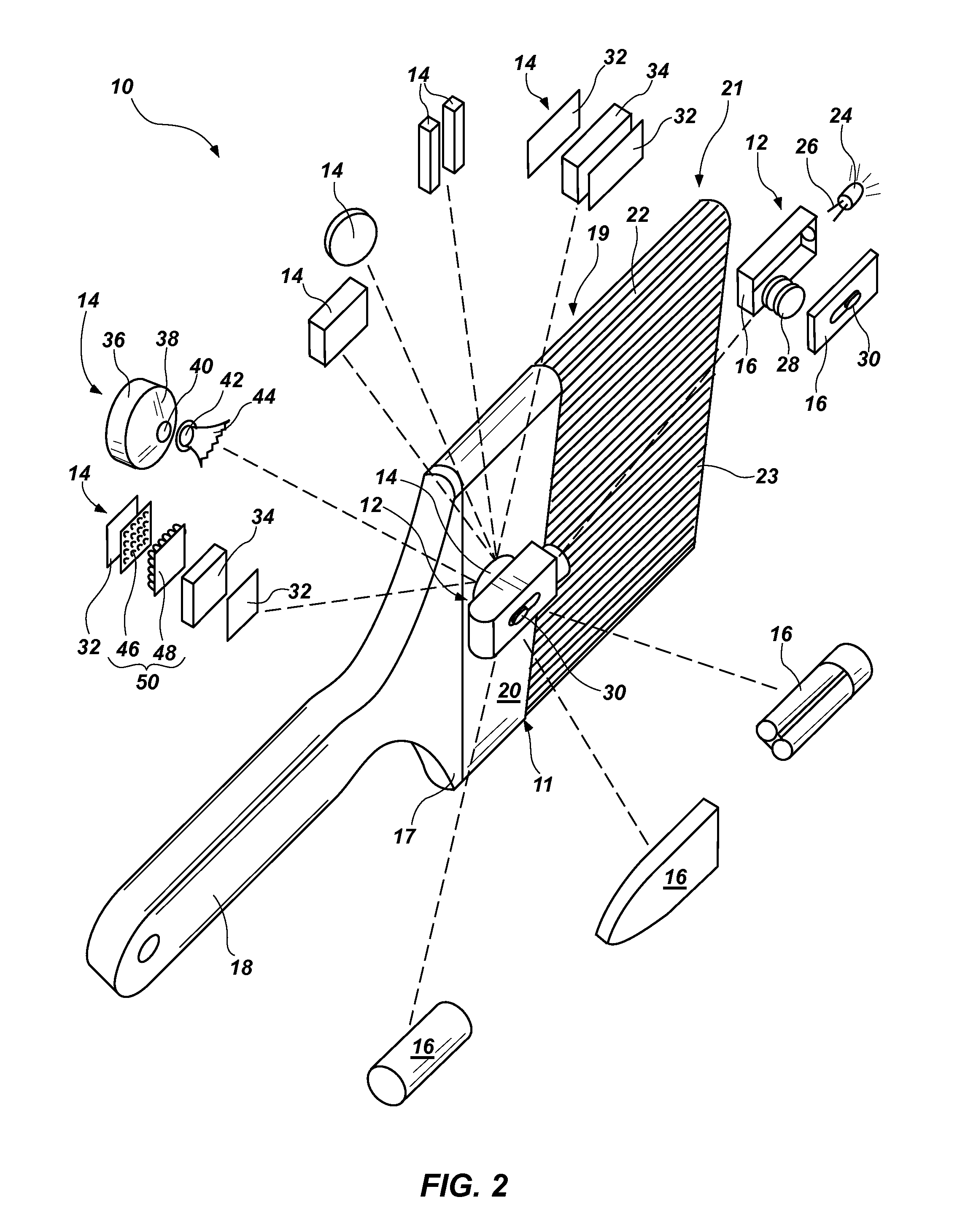 Cutting-in, standoff, illumination system and method