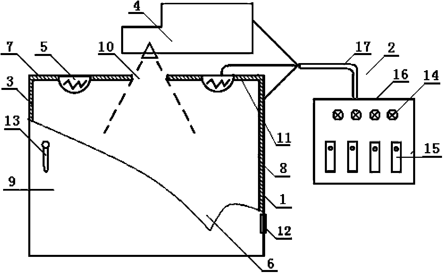 Method and device for treating in-vitro blood