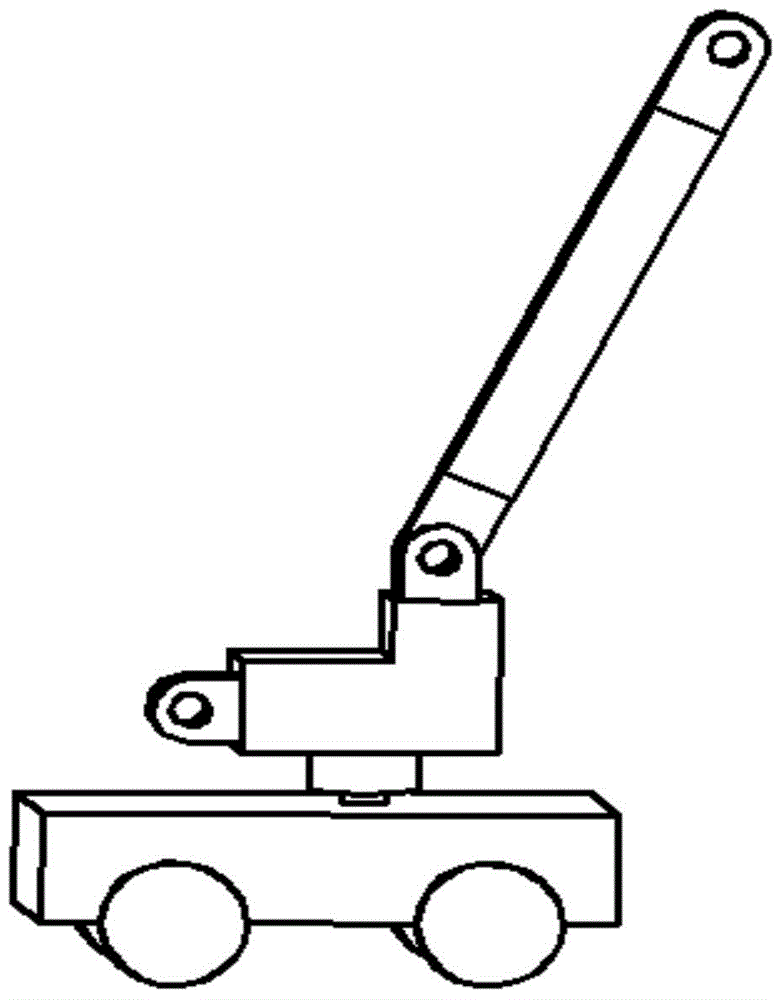 Multi-freedom-degree controllable mechanism type hybrid carrying robot