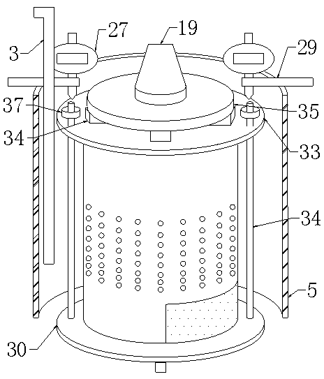 Wetting-drying cycle testing device for soil three-directional soaking under action of load