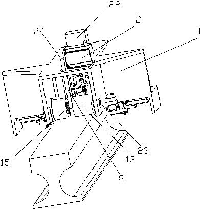 Crane track detection trolley