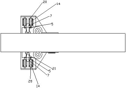 Crane track detection trolley