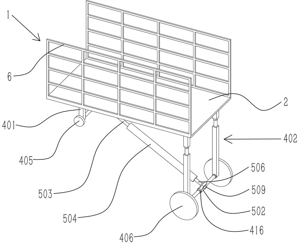 Side slope anchor rod construction device and rapid construction method