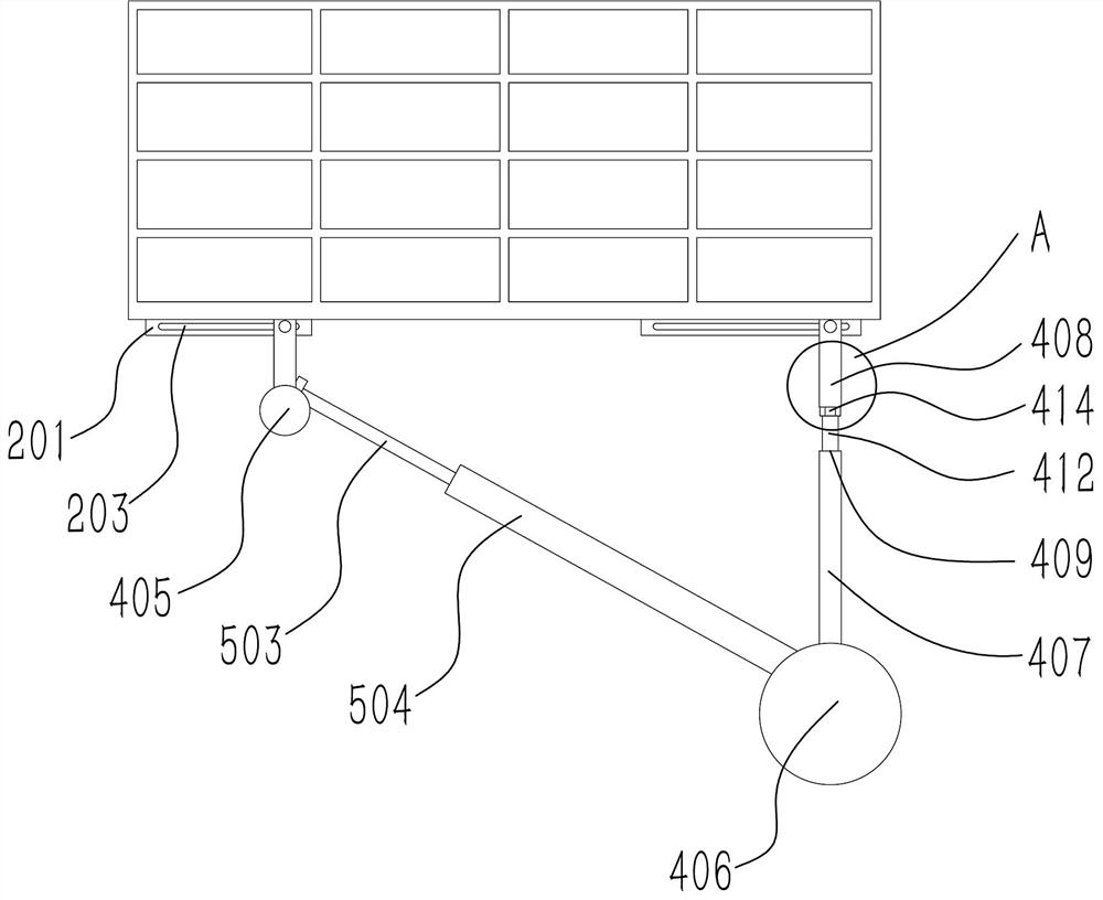 Side slope anchor rod construction device and rapid construction method